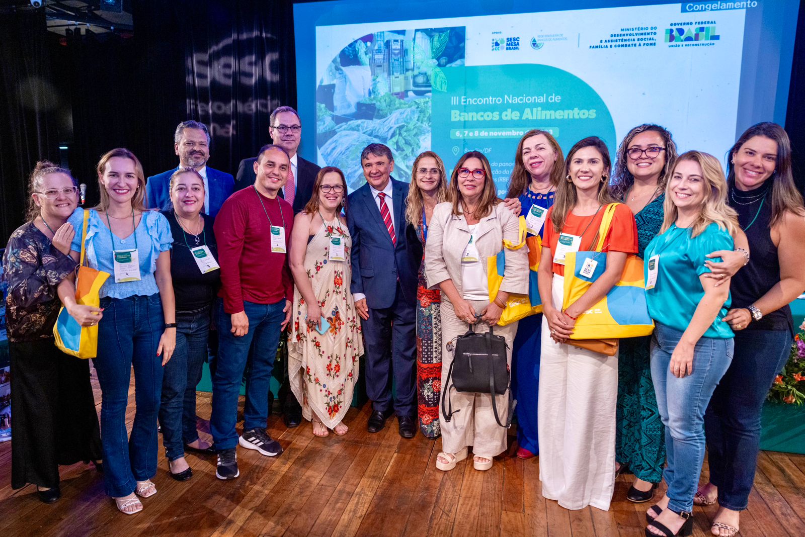 Participantes do 3º Encontro Nacional de Bancos de Alimentos