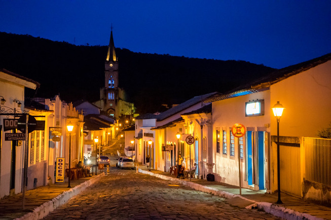 Ruas da cidade de Goiás